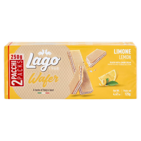 Lago Wafer Limone 2 x 125 g