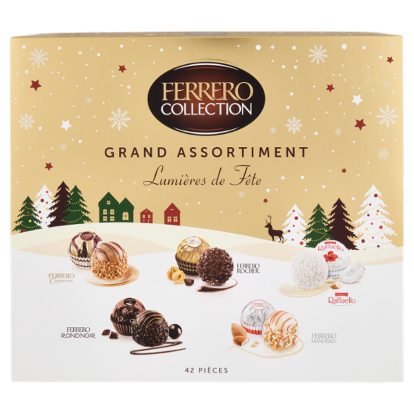 Ferrero Collection Grand Assortiment Lumières de Fete 42 pezzi 431 g