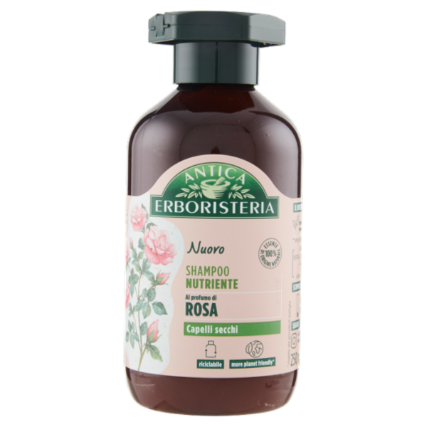 Antica Erboristeria Shampoo Nutriente al profumo di Rosa 250 ml