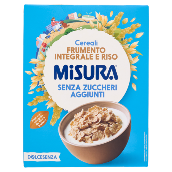 Misura Dolcesenza Cereali Frumento Integrale e Riso 350 g