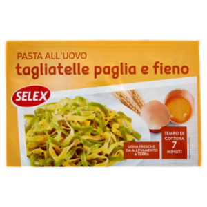 Selex Pasta All'Uovo Tagliatelle Paglia e Fieno 250 g