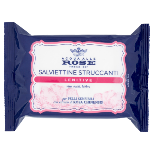 Acqua alle Rose Salviettine Struccanti Lenitive 20 pz