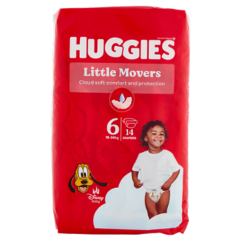 Huggies Little Movers Pannolini 6 15-30 Kg 14 Pz