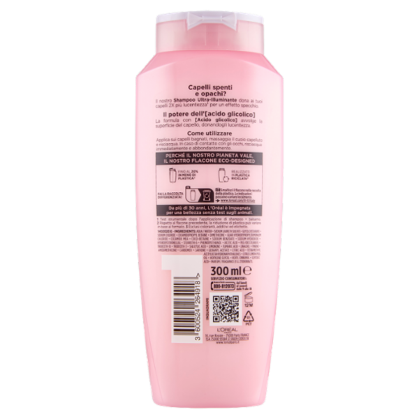 Elvive Glycolic Gloss Shampoo Ultra-Illuminante 300 ml