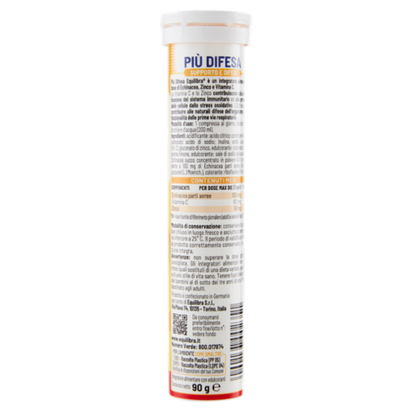 equilibra Più Difesa 20 Compresse Effervescenti 90 g