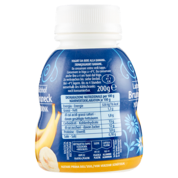 Latteria Brunico Yogurt Drink Banana 200 g