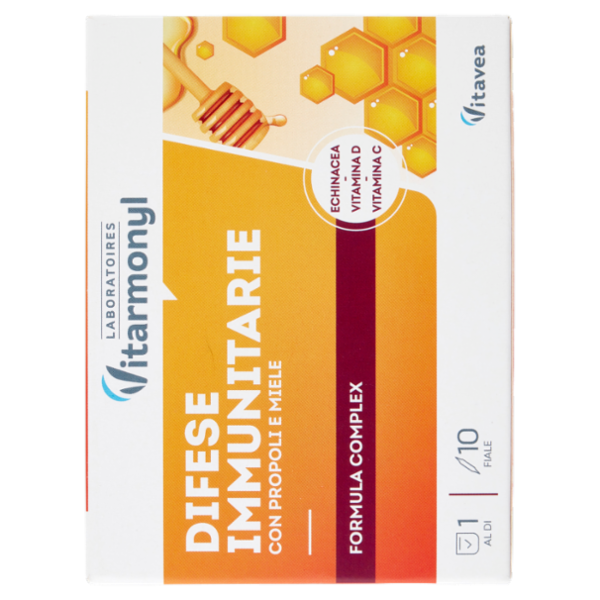 Laboratoires Vitarmonyl Difese Immunitarie con Propoli e Miele 10 Fiale 100 ml