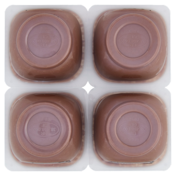 DANETTE Mars, Budino con Caramello Salato, Cioccolato e Cacao, 4x115g