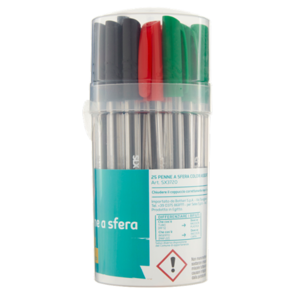 Selex Penna a Sfera Colori Assortiti 25 pezzi