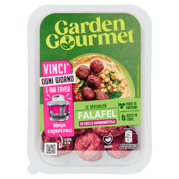 GARDEN GOURMET Falafel Vegano Ceci e Barbabietola 2 porzioni 190g