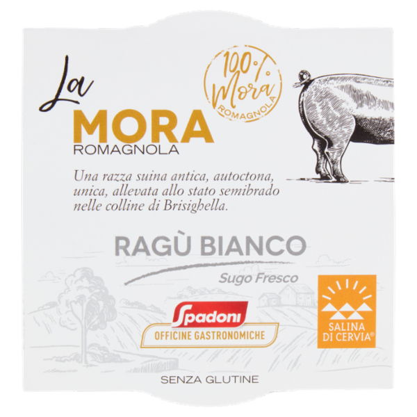 Spadoni Officine Gastronomiche La Mora Romagnola Ragù Bianco 180 g