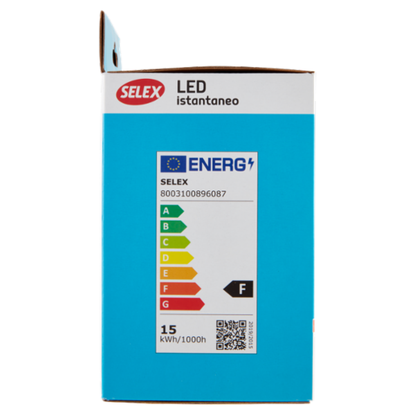 Selex Lampadina Led Sfera E27 15W Luce Calda