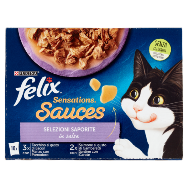 FELIX Sensations Sauces Selezioni Saporite in salsa 10 x 85 g