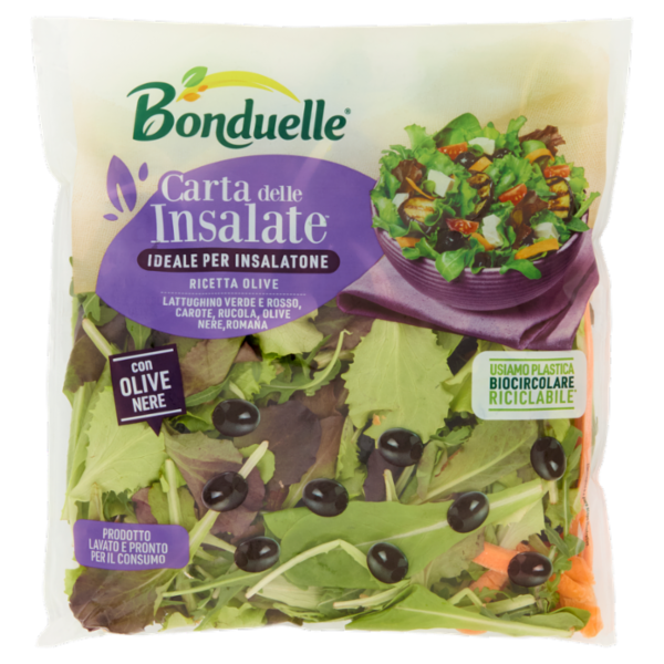 Bonduelle Carta delle Insalate Ricetta Olive 140 g