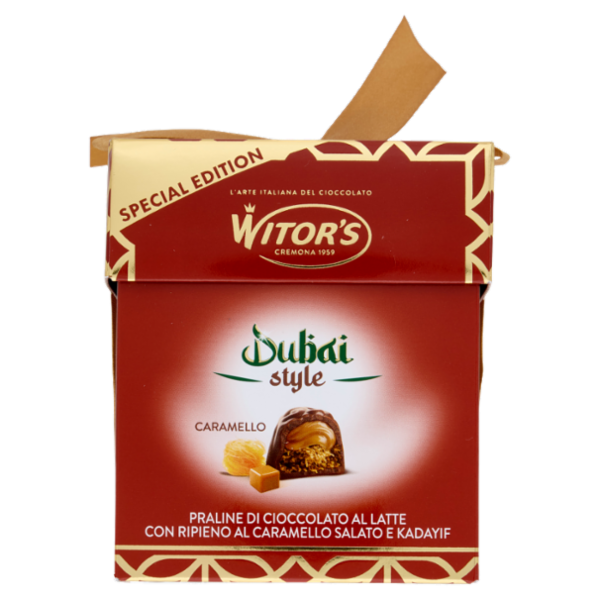 Witor's Dubai style Caramello Praline di Cioccolato al Latte 150 g