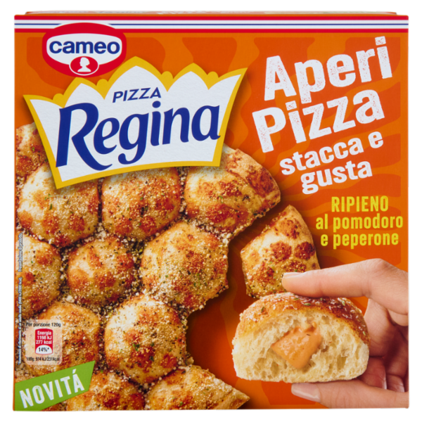 cameo Pizza Regina Aperi Pizza Ripieno al pomodoro e peperone 480 g
