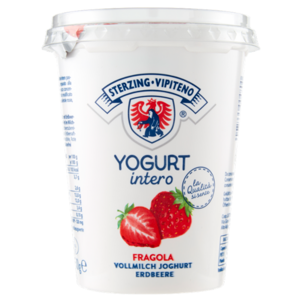 Sterzing Vipiteno Yogurt intero Fragola 500 g