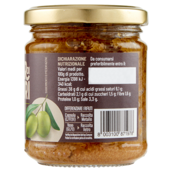 Selex Saper di Sapori Paté di Olive Verdi 180 g