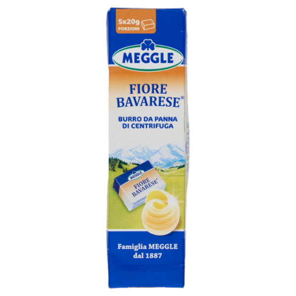 Meggle Fiore Bavarese Burro da Panna di Centrifuga 5 x 20 g