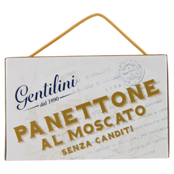 Gentilini Panettone al Moscato Senza Canditi 1000 g