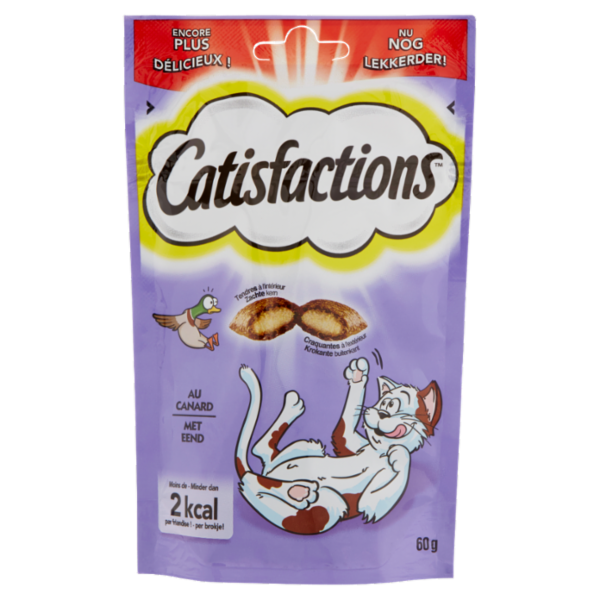 Catisfactions Snack Gatto con Anatra 60 g