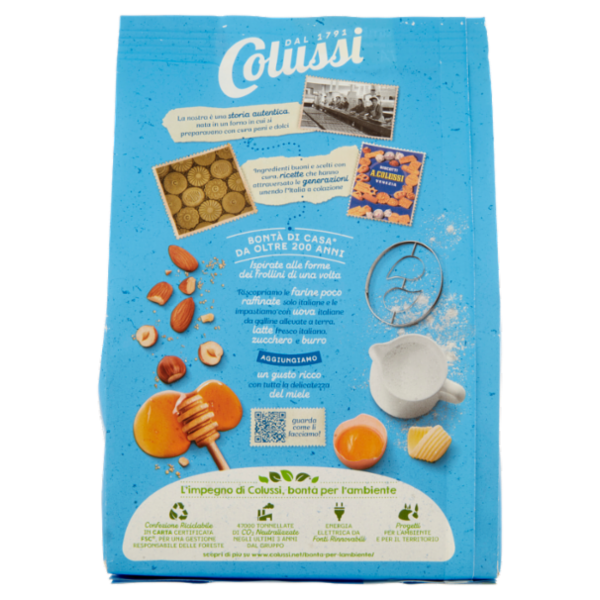 Colussi Biscotti con Miele e Mandorle Caramellate 300 g