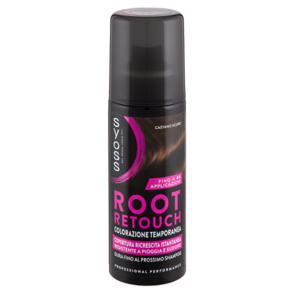 Syoss Root Retouch Colorazione Temporanea Castano Scuro 120 ml