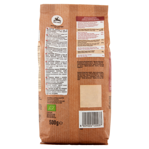 alce nero Fusilli Integrali Farro 500 g