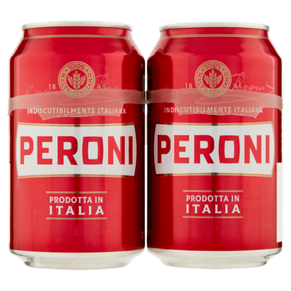 Peroni Birra lattina 33 cl x 2
