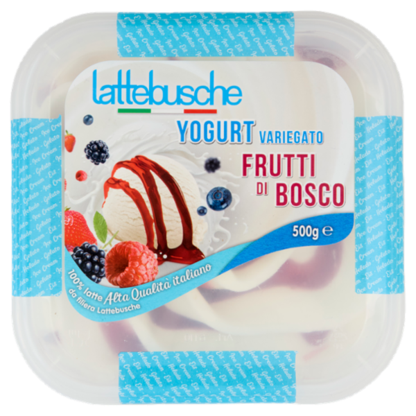 lattebusche Yogurt Variegato Frutti di Bosco 500 g