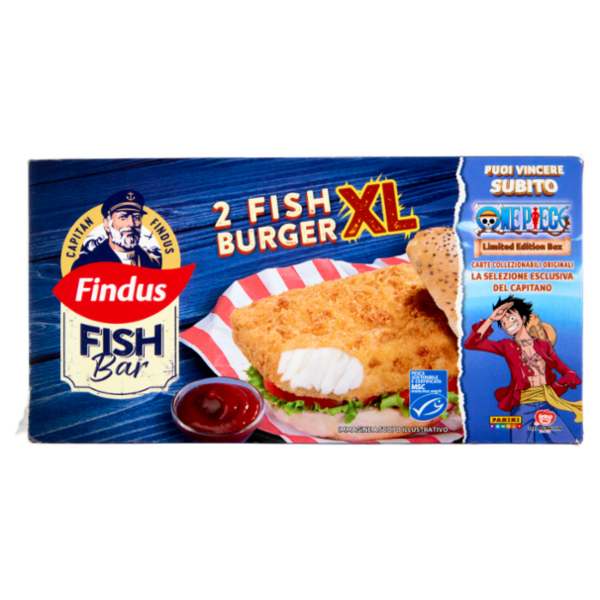 Capitan Findus Fish Bar 2 Fish Burger XL 270 g