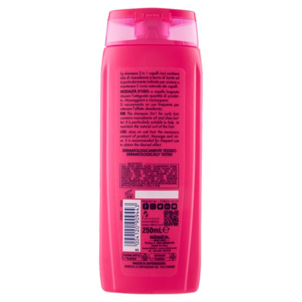 Elidor Shampoo & Balsamo 2in1 Capelli Ricci 250 ml