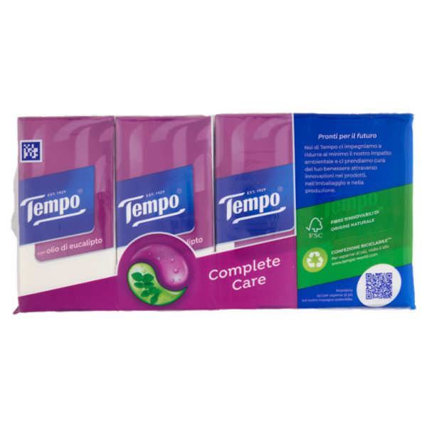 Tempo Complete Care Fazzoletti 4 veli 12 pz