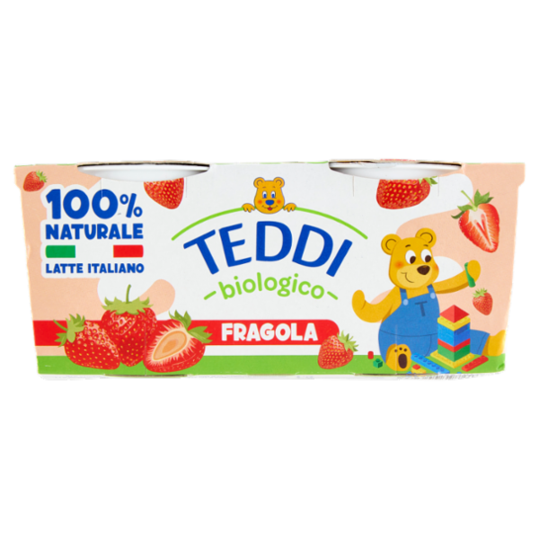 Teddi biologico Fragola 2 x 115 g