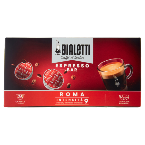Bialetti Caffè d'Italia Espresso Bar Roma 26 Capsule 182 g