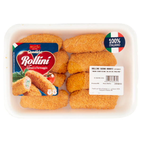 Martini QuandoVuoi Rollini Spinaci e Formaggio 0,500 kg