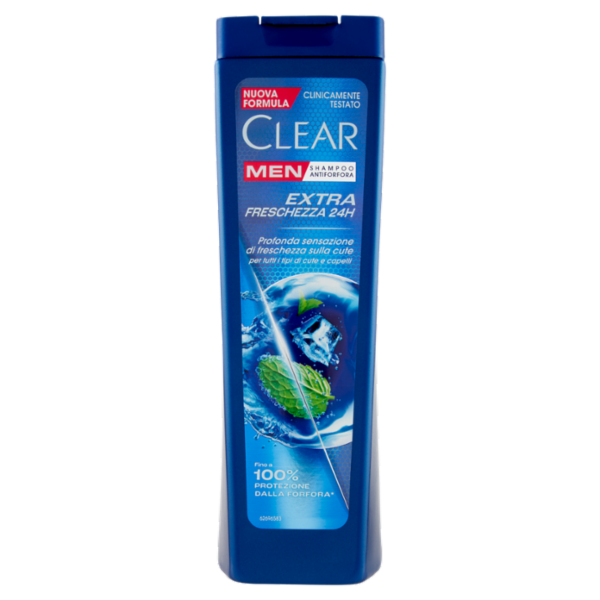Clear Men Shampoo Antiforfora Extra Freschezza 24H 225 ml