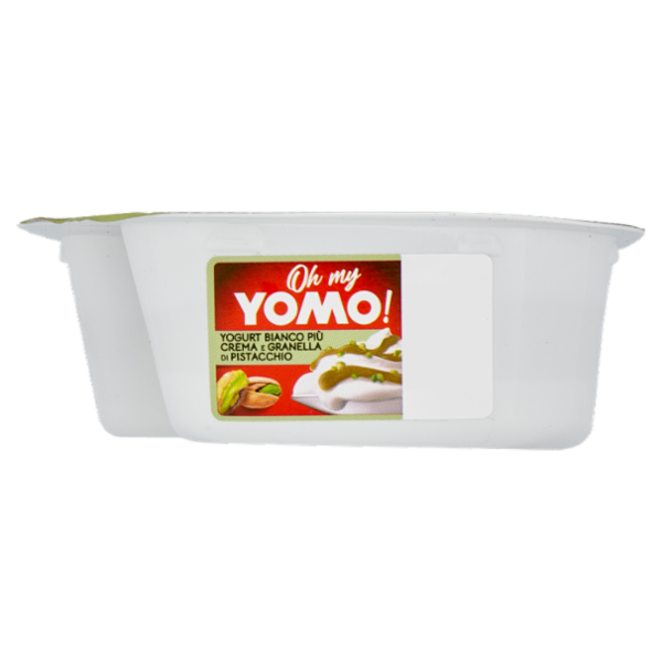 Oh my Yomo! Yogurt Bianco Più Crema e Granella di Pistacchio 140 g