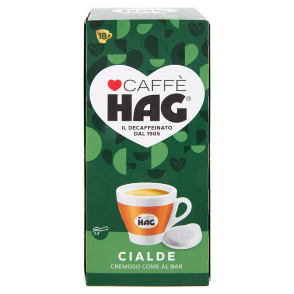 Caffè HAG 18 cialde di Caffè Decaffeinato 126g
