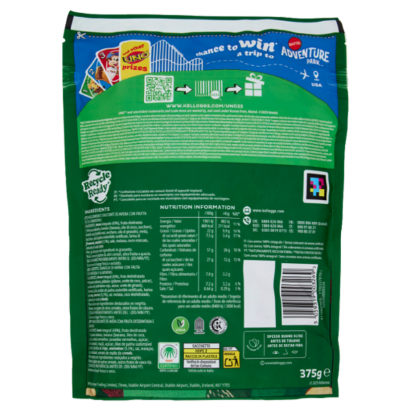 Kellogg's extra granola frutta e frutta secca 375 g