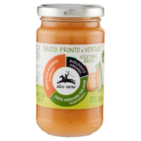 alce nero Brodo Pronto di Verdure 190 g