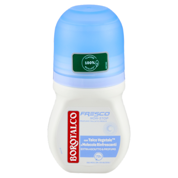 Borotalco Fresco Non-Stop Profumo Talcato Fresco Deo Roll On 50 ml