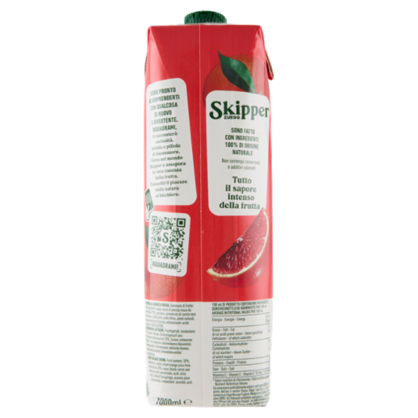 Zuegg Skipper Arancia Rossa Intenso 1000 ml