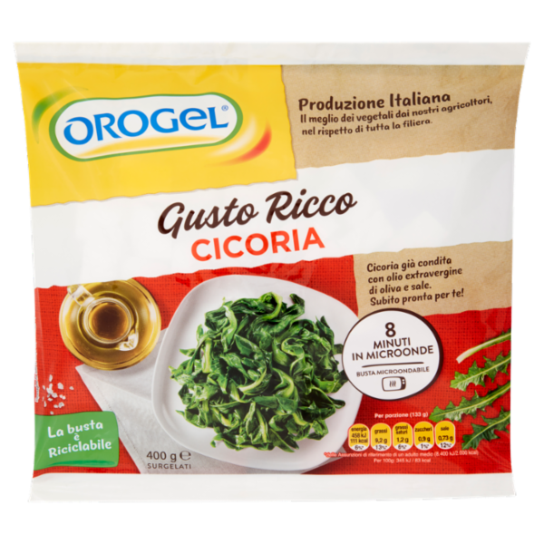 Orogel Gusto Ricco Cicoria Surgelati 400 g