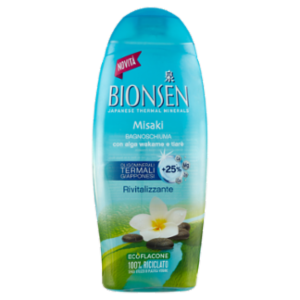 Bionsen Misaki Bagnoschiuma Con Alga Wakame e Tiarè Rivitalizzante 650 Ml