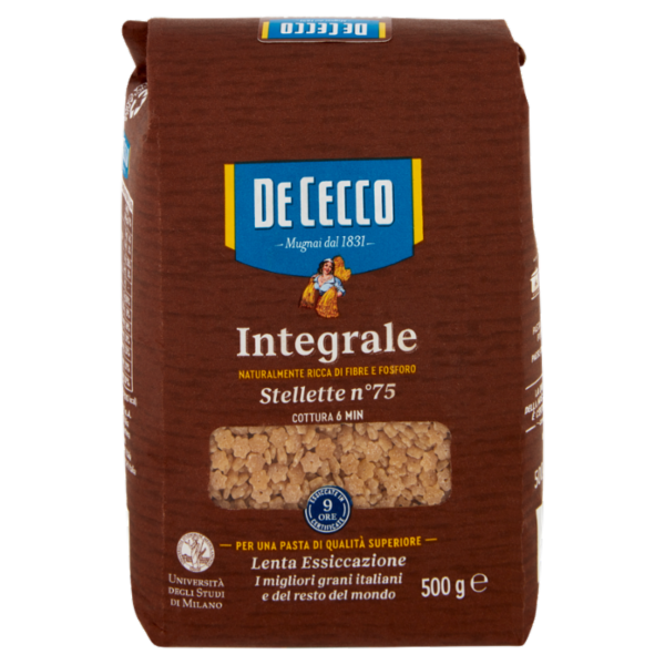 De Cecco Integrale Stellette n° 75 500 g