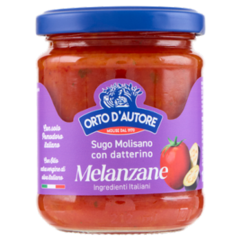 Orto D'Autore Sugo Molisano Con Datterino Melanzane 180 g