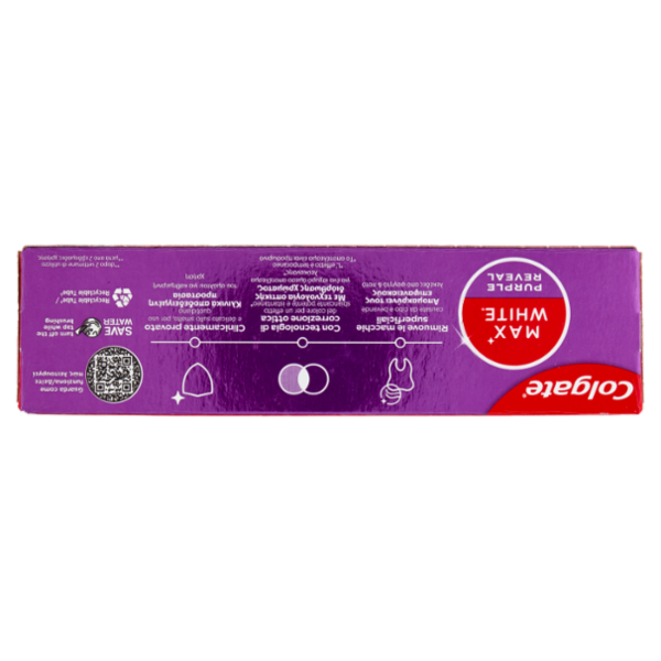 Colgate dentifricio sbiancante Max White Purple Reveal 75 ml