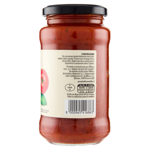 Consilia Sugo al Basilico 400 g