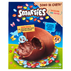 NESTLÉ Smarties Uovo Di Cioccolato Al Latte Con Confettini Nel Guscio Con Sorpresa 250 g